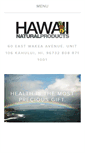 Mobile Screenshot of hawaiinaturalproducts.com