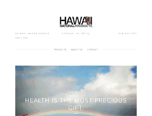 Tablet Screenshot of hawaiinaturalproducts.com